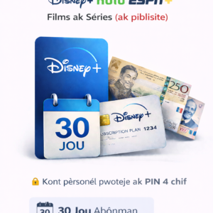 Disney+ • Hulu • ESPN+ – 30 Days (ak Piblisite)