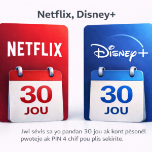 Netflix • Disney+ – 30 Days